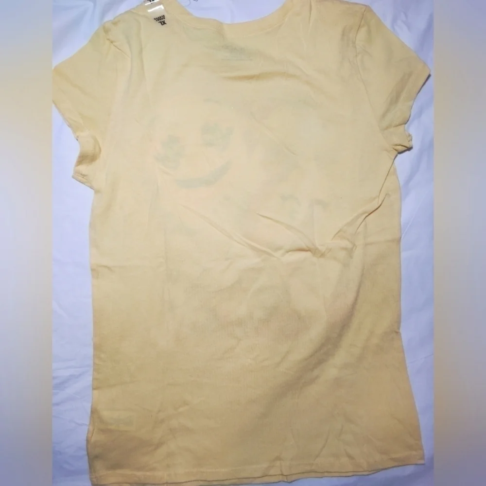 The Children's Place Rainbow Peace Emoji Short Sleeve Shirt- 14/16